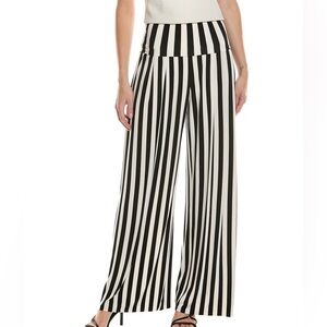 Norma Kamali striped high waisted pants